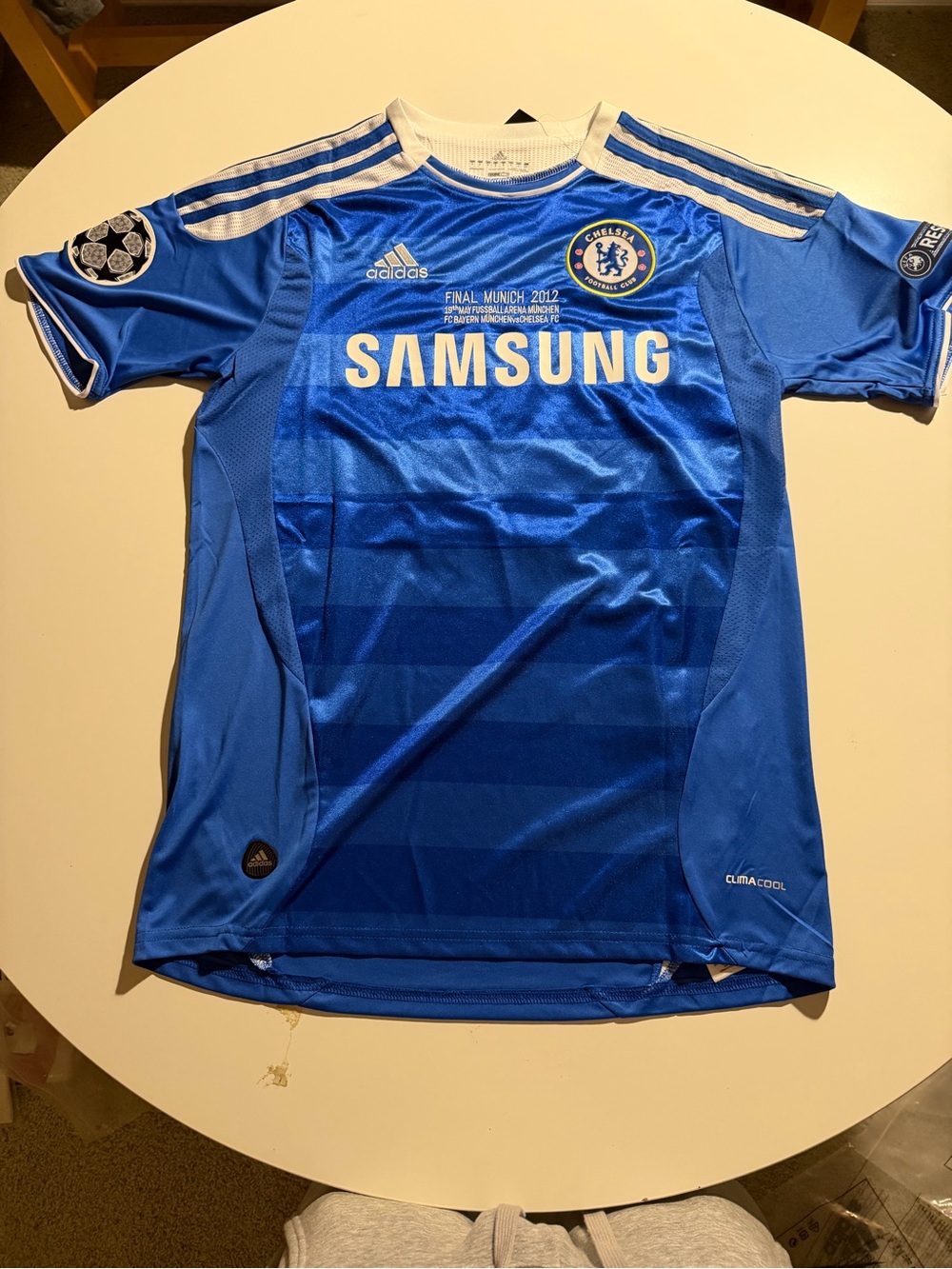 Drogba Chelsea FC Blue Samsung Home Jersey size small